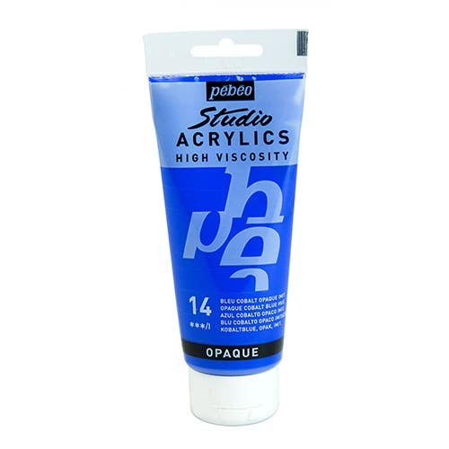Acrylique Studio High Viscosity 100ML Bleu Cobalt - PEBEO 