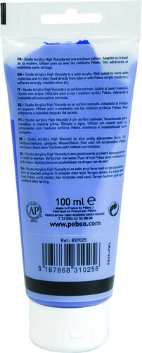 Acrylique Studio High Viscosity 100ML Bleu Outremer - PEBEO 