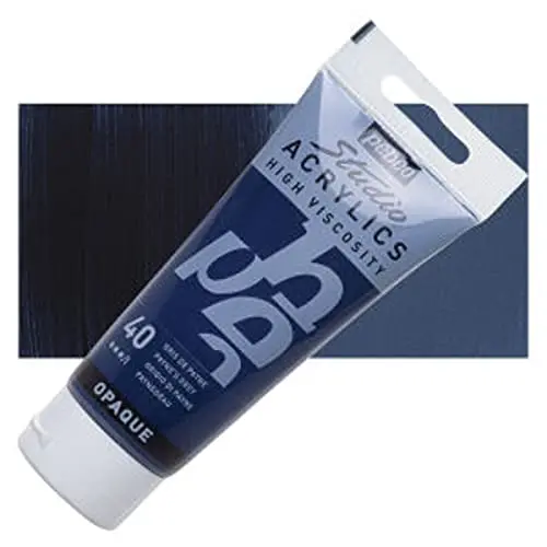 Acrylique Studio High Viscosity 100Ml Gris Payne - Pébéo 