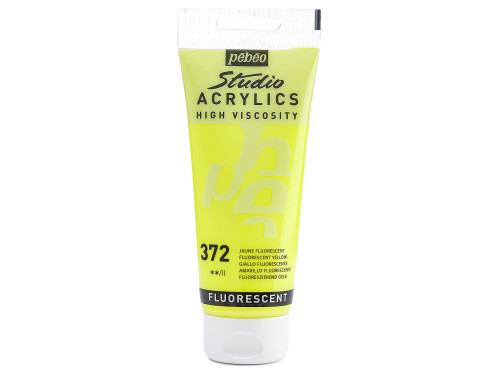 Acrylique Studio High Viscosity 100ML Jaune Cadmium Moyen - PEBEO 