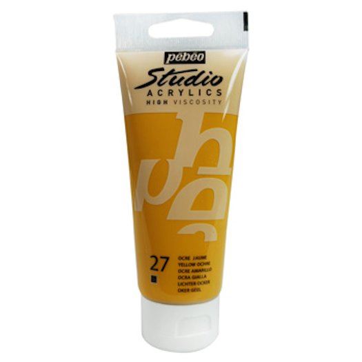 Acrylique Studio High Viscosity 100ML Ocre Jaune - PEBEO 