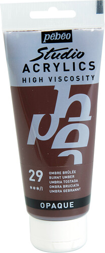Acrylique Studio High Viscosity 100ML Ombre Brulée - PEBEO