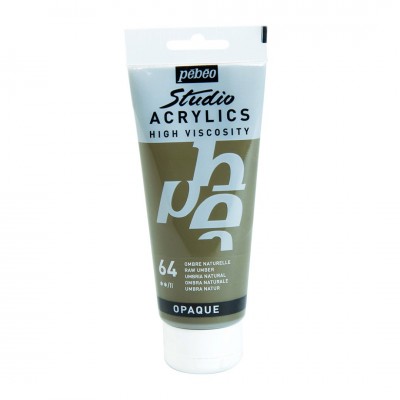 Acrylique Studio High Viscosity 100Ml Ombre Naturelle - Pébéo