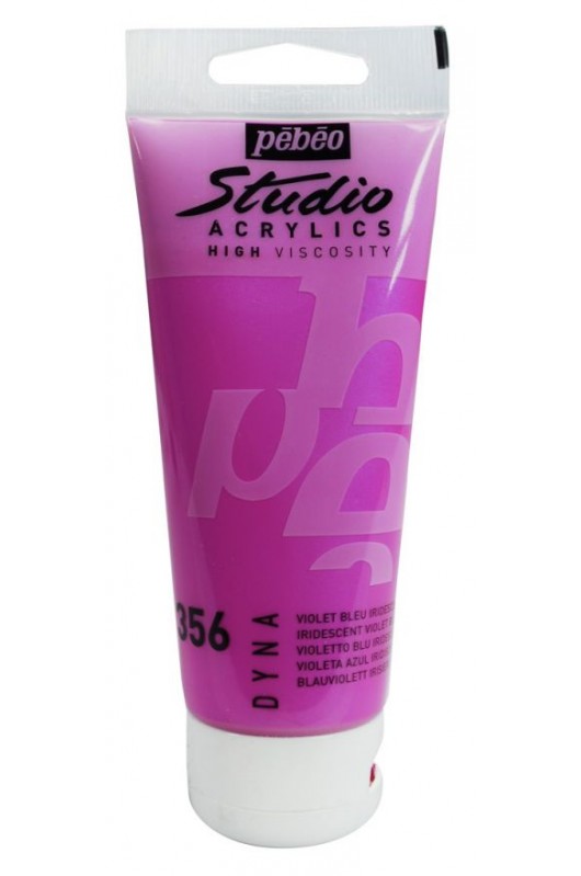 Acrylique Studio High Viscosity 100ML Violet Bleu Iridescent - PEBEO 
