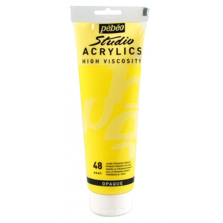 Acrylique Studio High Viscosity 250Ml Jaune Azo Clair - Pébéo 