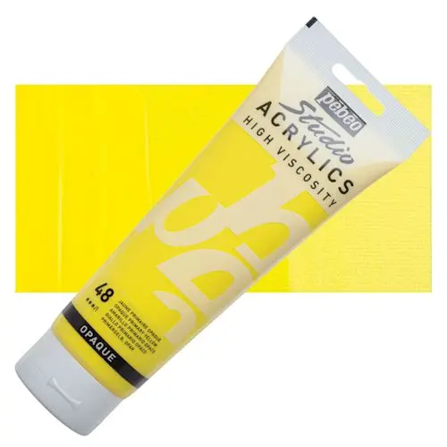 Acrylique Studio High Viscosity 250Ml Jaune Primaire - Pébéo 