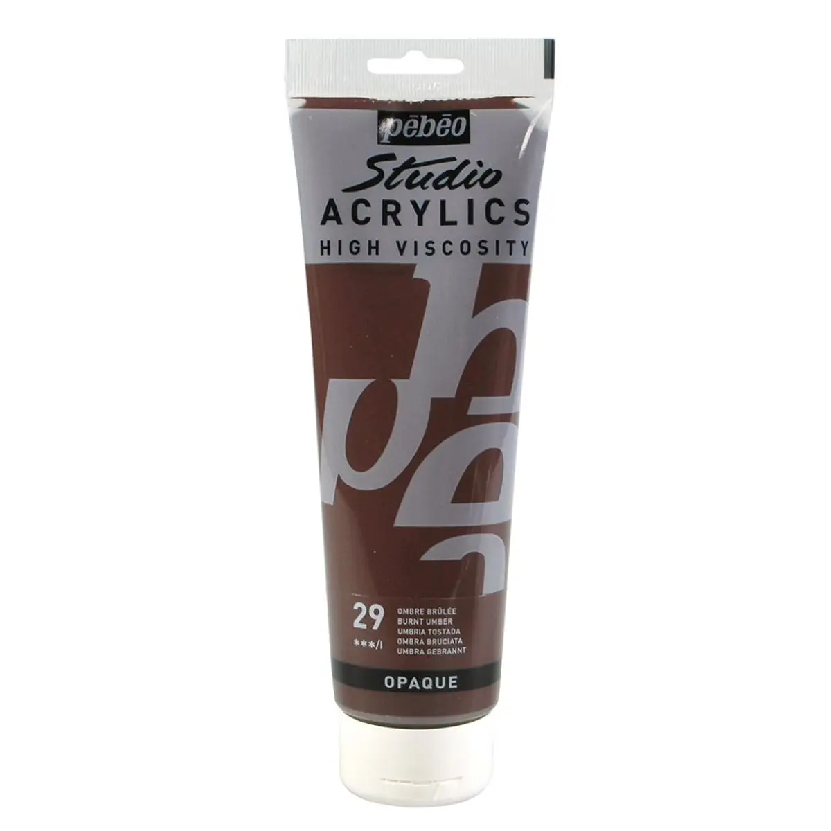 Acrylique Studio High Viscosity 250Ml Ombre Brulée - Pébéo