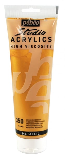 Acrylique Studio High Viscosity 250ML Or Riche Iridescent - PEBEO