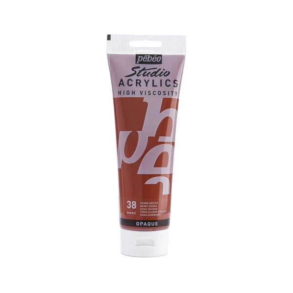 Acrylique Studio High Viscosity 250Ml Sienne Brulée - Pébéo 