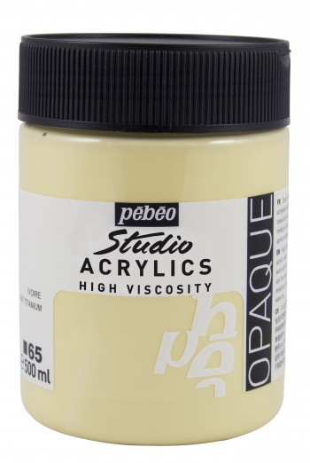 Acrylique Studio High Viscosity 500ML Blanc Ivoire - PEBEO 