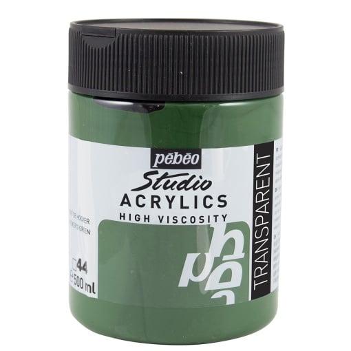 Acrylique Studio High Viscosity 500Ml Bleu Outremer - Pébéo 