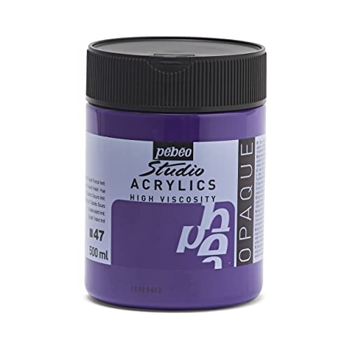 Acrylique Studio High Viscosity 500ML Violet Cobalt Foncé Imitation - PEBEO