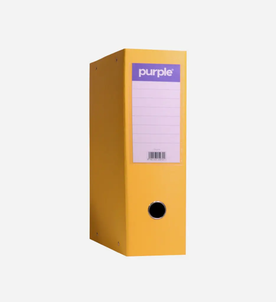 Boite D'archive Dos10 Essential Jaune - PURPLE