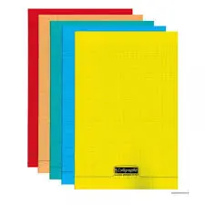 Cahier Piqué 140P 17x22 90Gr PP Assortie - Calligraphe