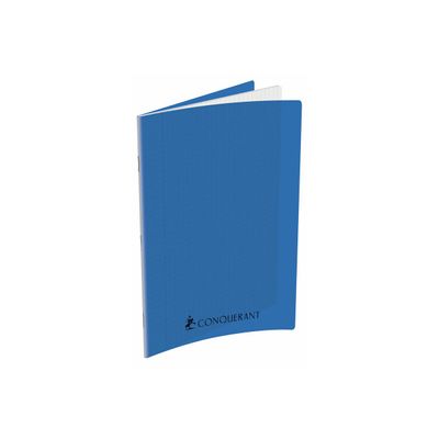 Cahier Piqué 192P 24x32 70Gr PP Bleu - CONQUERANT 