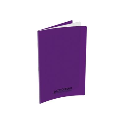 Cahier Piqué 96P A4 90Gr PP Violet - Conquérant