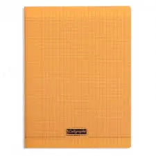 Cahier Piqué 96P 24x32 90Gr PP Orange - CALLIGRAPHE