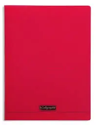 Cahier Piqué 96P 24x32 90Gr PP Rouge - Calligraphe