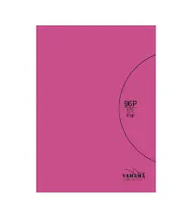 Cahier Piqué BMV 192P 24x32 PP Séyès 70Gr Rouge - YAMAMA