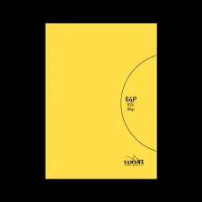 Cahier Piqué BMV 64P 17X22 PP 80Gr Jaune - YAMAMA