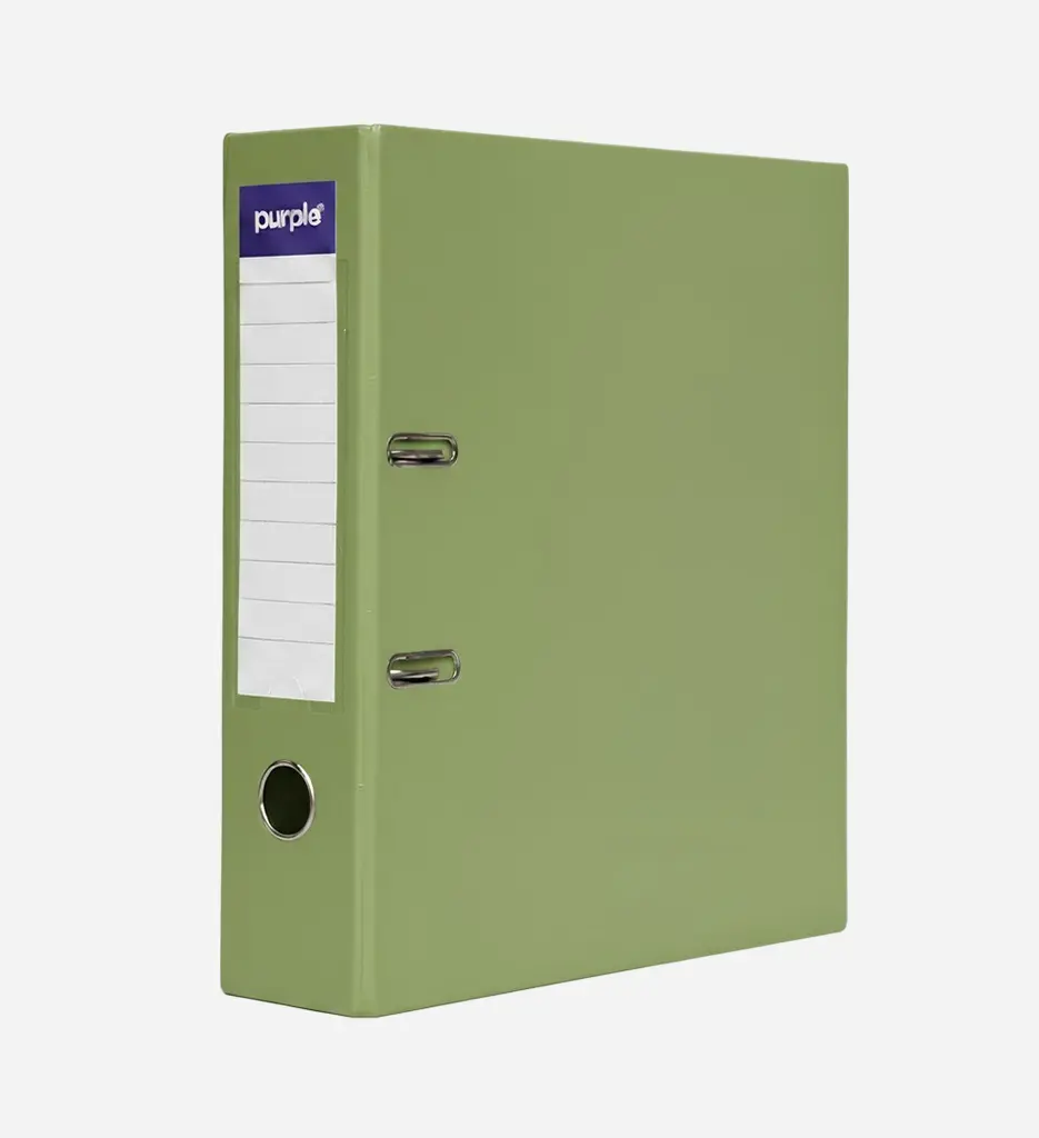 Classeur à Levier Essential D75 Vert Clair - PURPLE