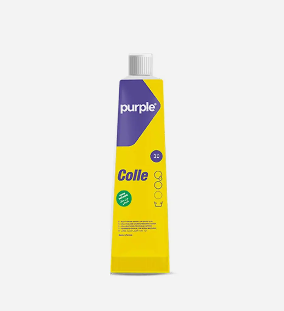 Colle Tube Transparent 30Gr - PURPLE 