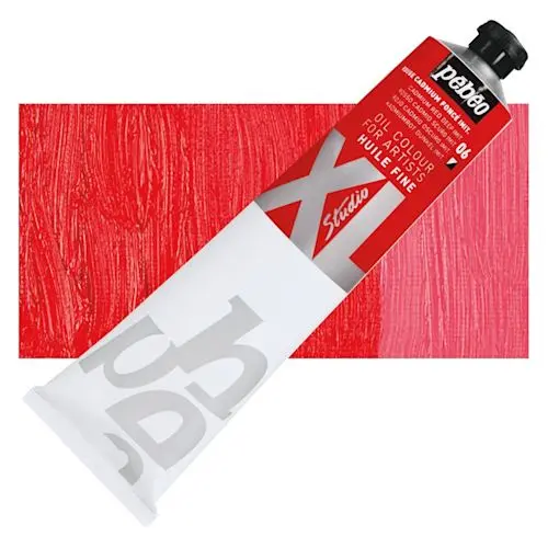 Huile Fine XL Studio 200ML Rouge Cadmium Foncé - Pébéo 