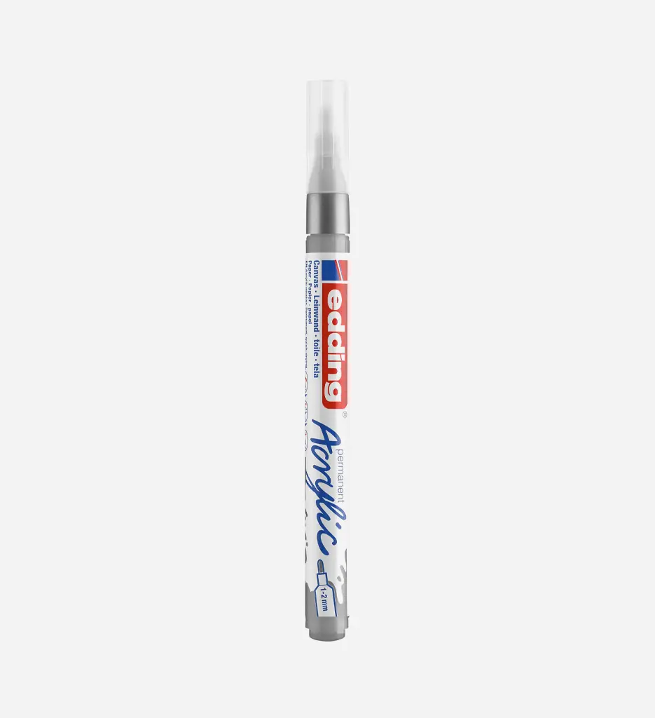 Marqueur Acrylique 1-2 Mm 5300 Argent - EDDING
