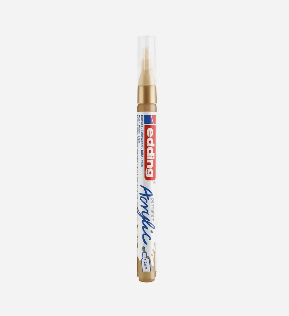 Marqueur Acrylique 1-2 Mm 5300 Or - EDDING