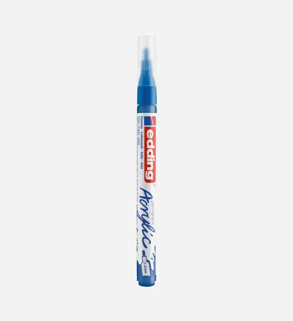 Marqueur Acrylique 1-2 Mm Bleu 5300 - EDDING
