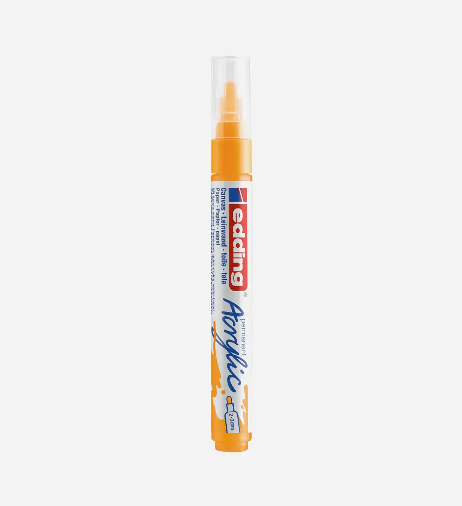 Marqueur Acrylique 2-3 Mm Jaune Soleil 5100 - EDDING