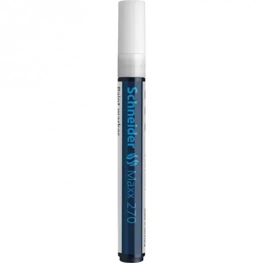 Marqueur Paint 270 Pointe Conique Blanc - SCHNEIDER