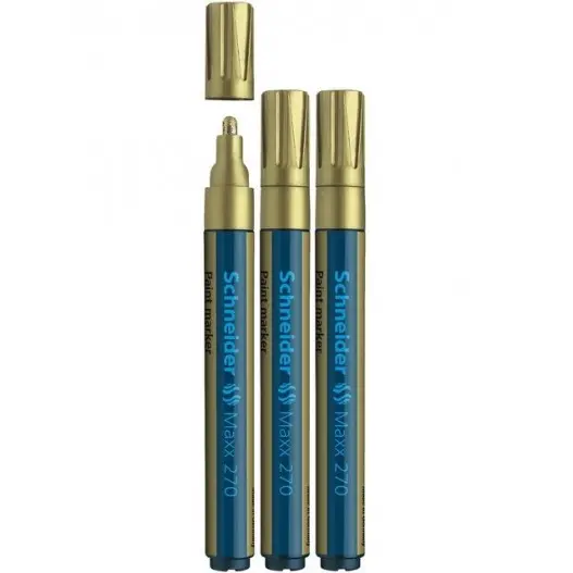 Marqueur Paint 270 Pointe Conique Or - SCHNEIDER