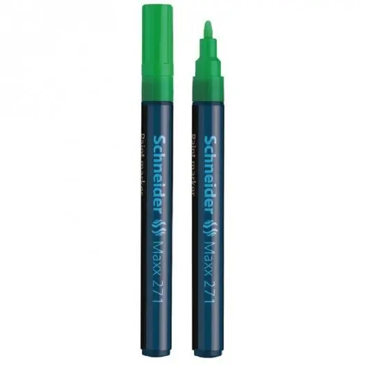 Marqueur Paint 271 Pointe Conique Vert - SCHNEIDER