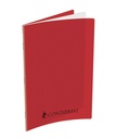 Cahier Piqué 192P A4 70Gr PP Rouge - CONQUERANT