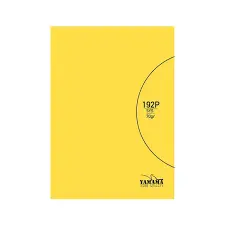 Cahier Piqué BMV 192P A4 PP 70Gr Jaune - YAMAMA
