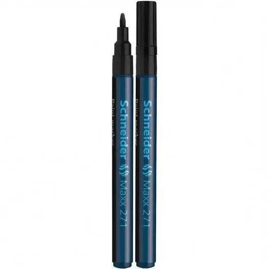Marqueur Paint 271 Pointe Conique Noir - SCHNEIDER