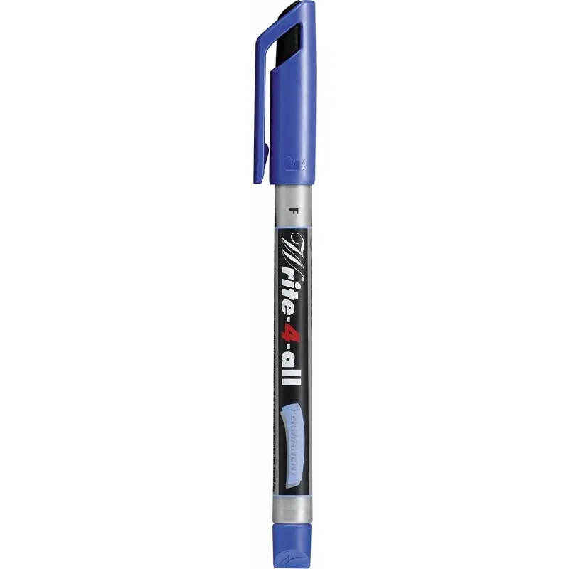 Marqueur Permanant write 4 All Bleu - STABILO