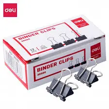 Paquet De 12 Pince à Clips 15mm - Deli
