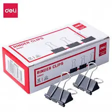 Paquet De 12 Pince à Clips 32mm - Deli