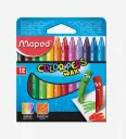 Pochette de 12 crayons de couleurs cire  Color'Peps -Maped
