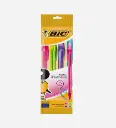 Pochette de 4 Stylo à Bille Fifty fashion - BIC