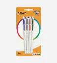 Pochette de 4 stylo à Bille Cristal Up Assorties -  BIC 