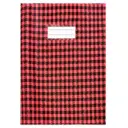 Protège-cahier en PVC VICHY 17x22cm - Rouge