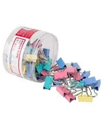 Boite De 24 Pince à Clips 41mm Couleur - Deli
