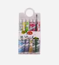 Boite de 12 tubes gouache avec Pinceau