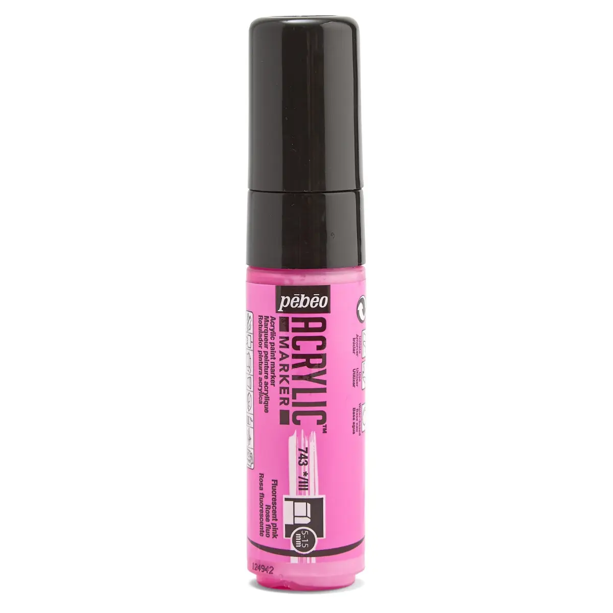 Marqueur Peinture Acrylique 5-15MM Rose Fluo - PEBEO
