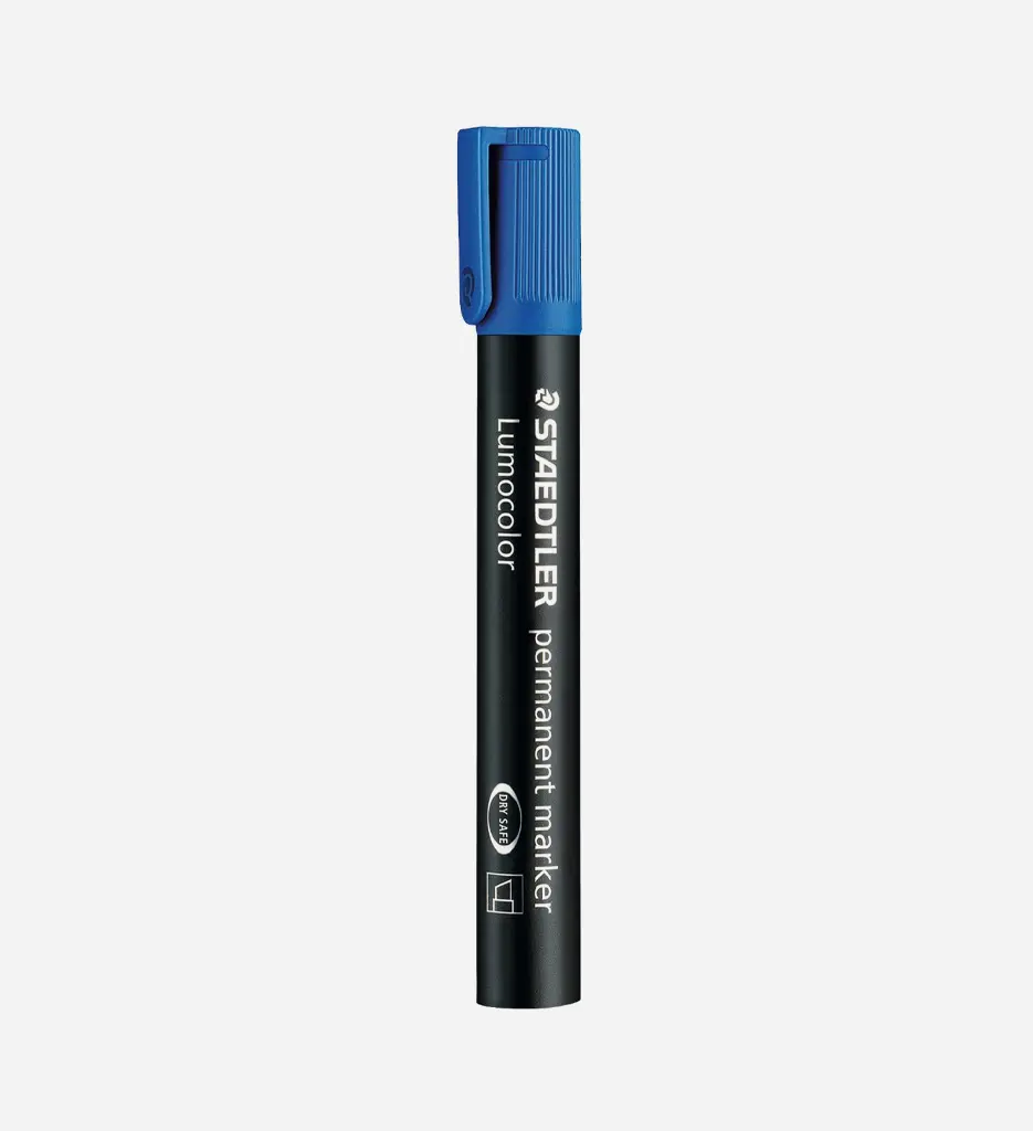 Marqueur Permanent Bleu Ref 350-3 - STAEDTLER 