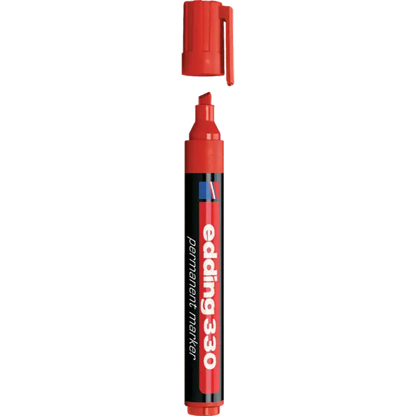 Marqueur Permanent Rouge - EDDING 