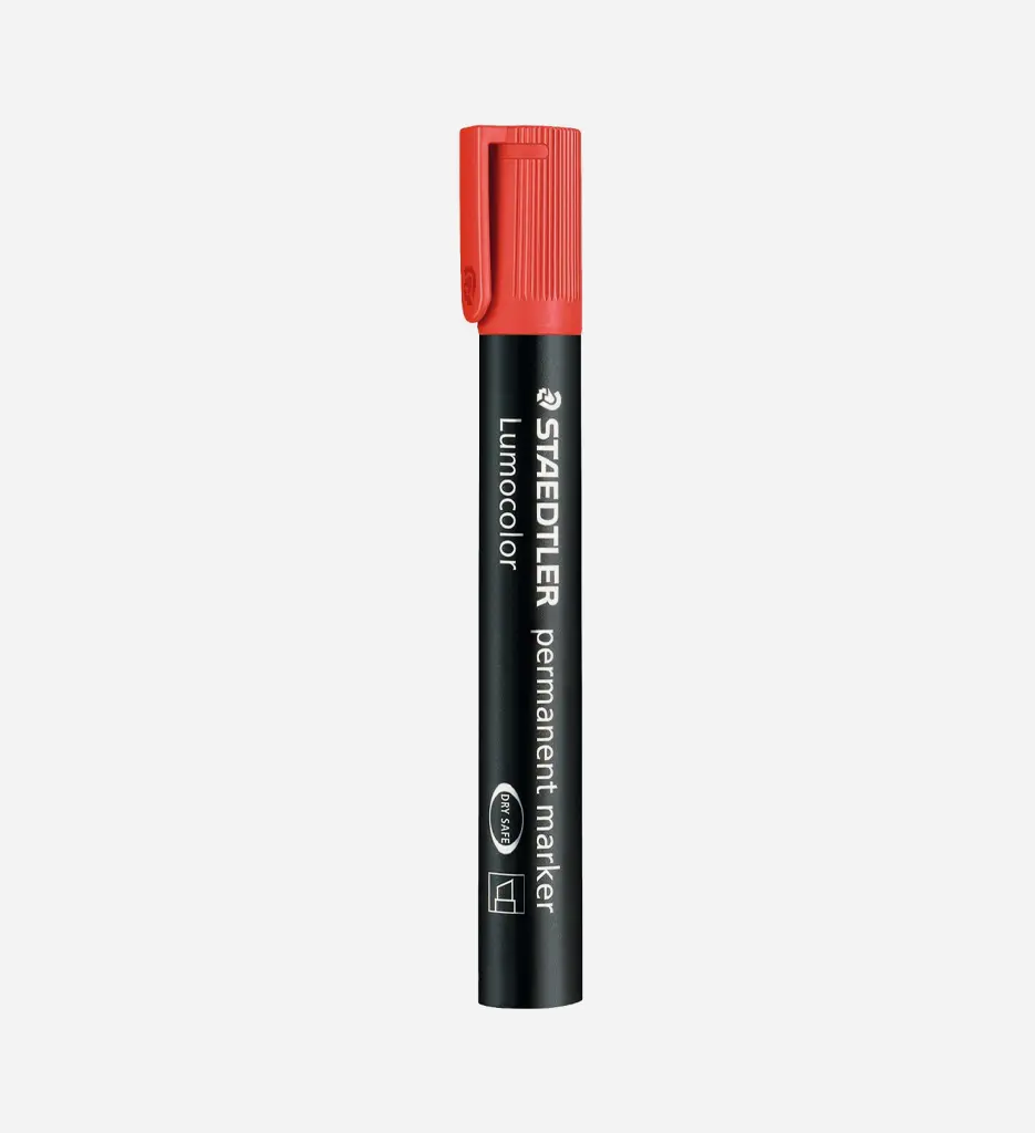 Marqueur Permanent Rouge Ref 350-2 Staedtler